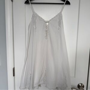 Volcom Stone Row Embroidery Lace Camisole Slip Dress M